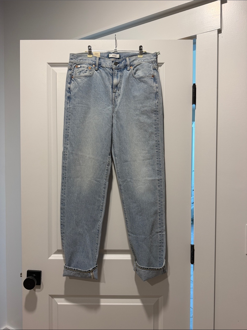 American Eagle Outfitters Light Wash Straight Jeans